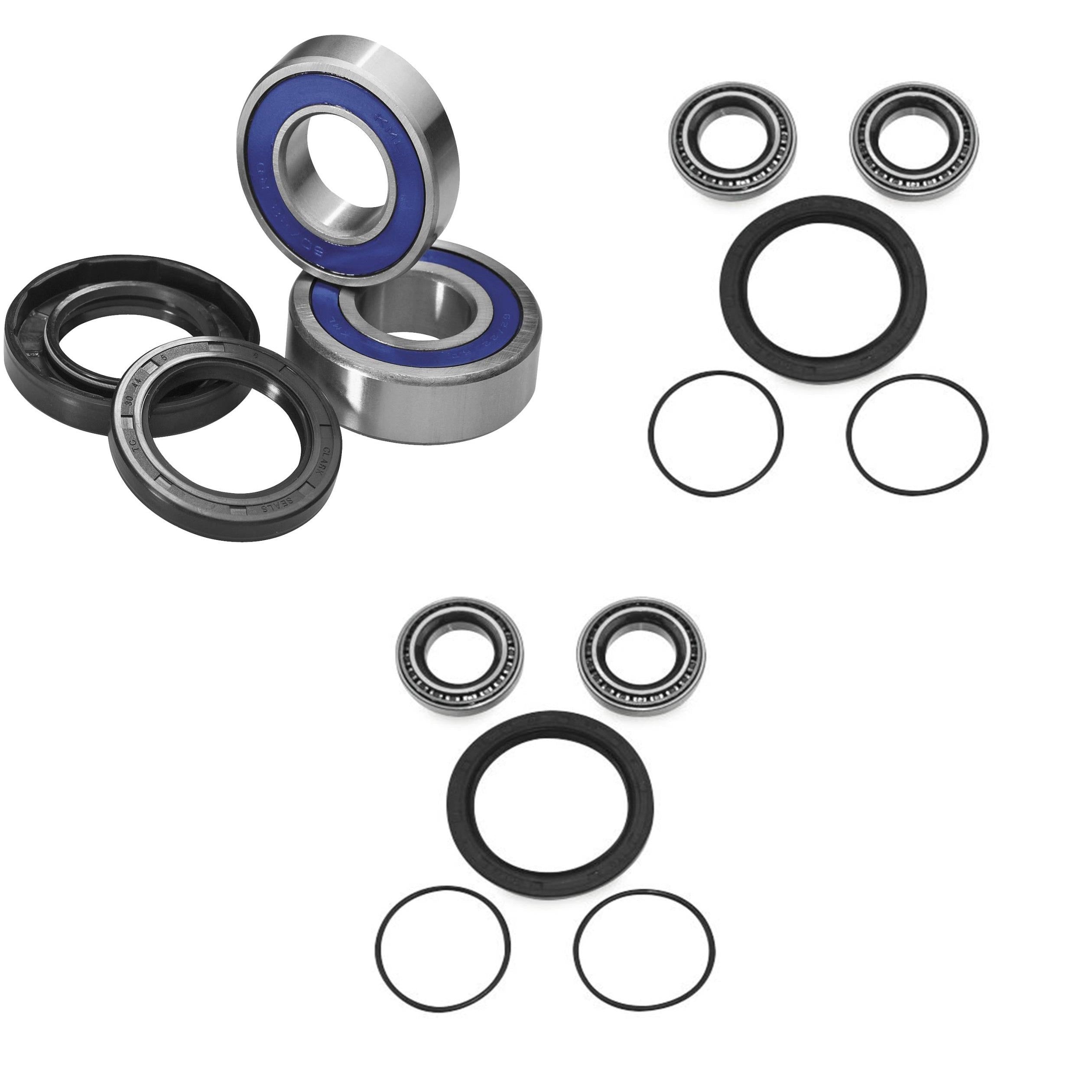 QUADBOSS Front and Rear Wheel Bearing Kits for Polaris Sportsman 350 4x4 1993