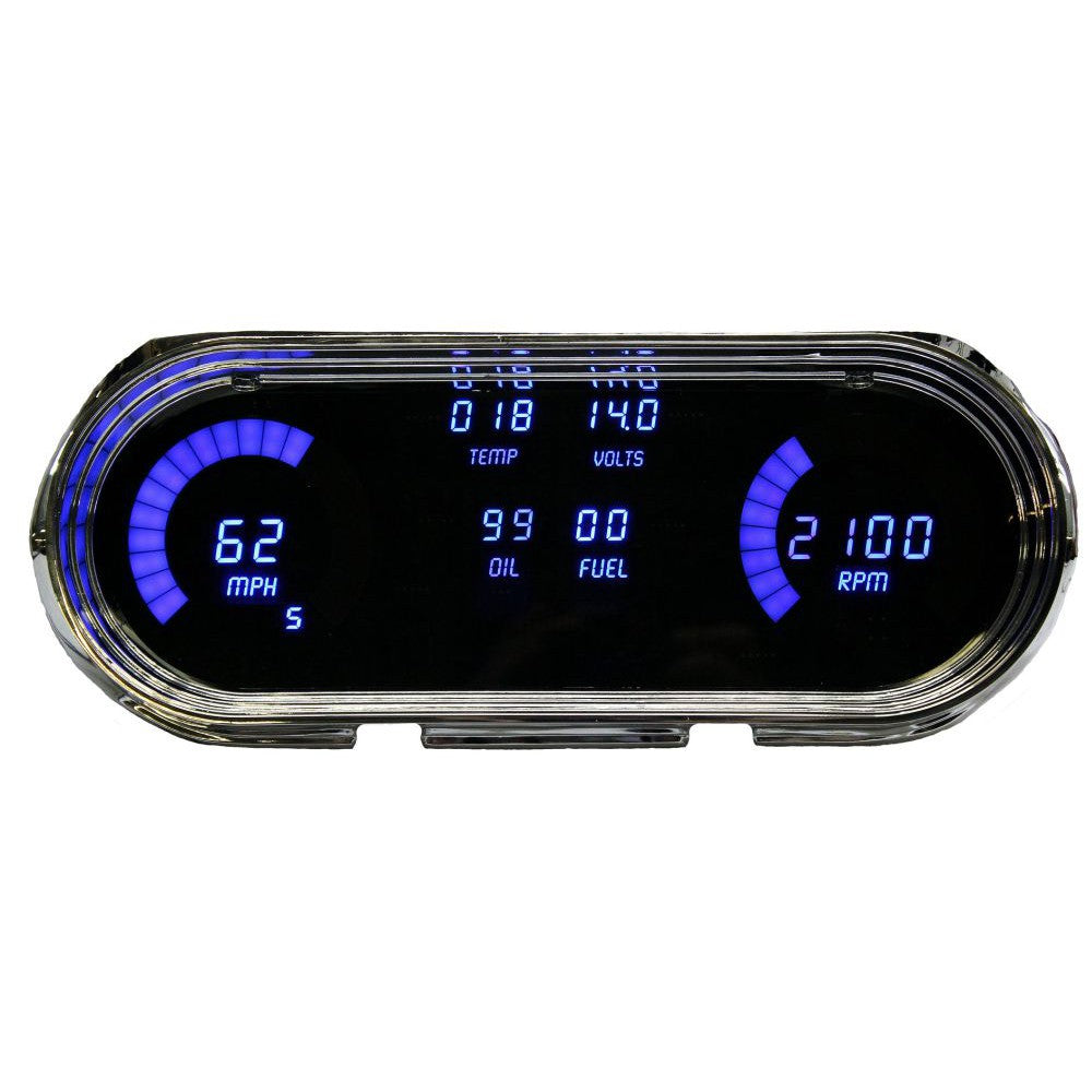 Intellitronix 1962-1965 Chevy Nova Digital Dash DP8001 - Blue