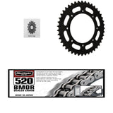 520 BMOR Chain, Front & Rear Steel Sprocket Kit KAWASAKI KLR 650 1990-2016