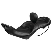 Mustang Vintage Super Solo With Backrest and Recessed Rear Passenger Seat Black 76084