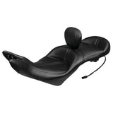 Mustang Vintage Super Solo con respaldo y asiento trasero empotrado, color negro 76084