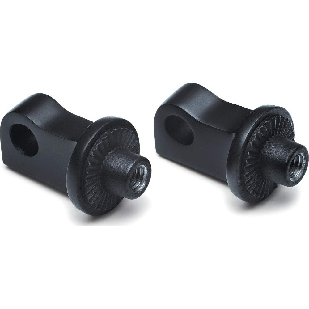 Kuryakyn Peg Adaptors Splined Satin Black