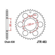 Steel Rear Sprocket 35T for Street KAWASAKI Z1 900 1973-1975