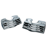 KURYAKYN CHROME HEAD BOLT COVERS FOR 1999-2016 HARLEY DAVIDSON ROAD GLIDES 7260