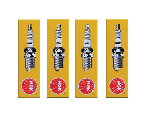 Set of 4 NGK Standard Spark Plugs for Artic Cat 90 YOUTH 2005 Engine 90cc