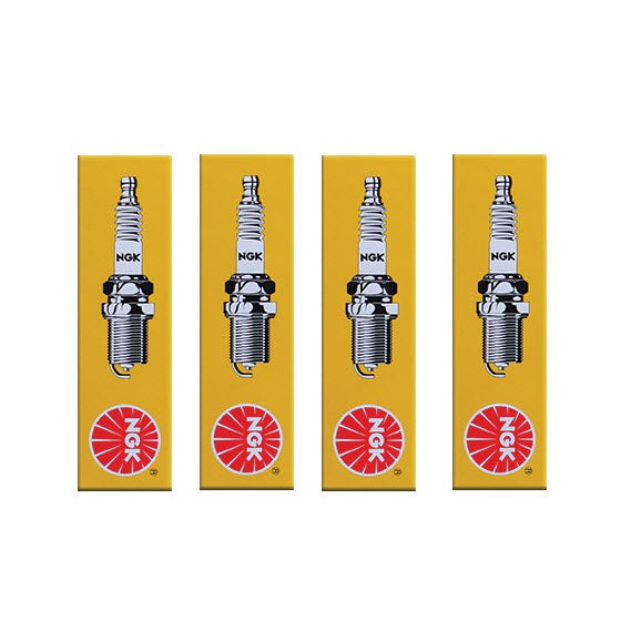Set of 4 NGK Standard Spark Plugs for Suzuki LT-Z400 2005-2003 Engine 400cc