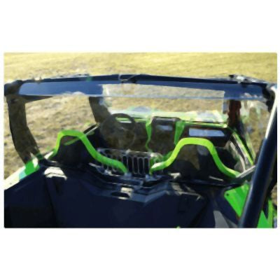 Falcon Ridge Aero-Vent Hard Rear Windshield For Honda Talon 1000 4 2019-2022