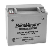 BikeMaster AGM 12V Platinum Battery For Triumph Daytona 955i 1999-2004 Grey