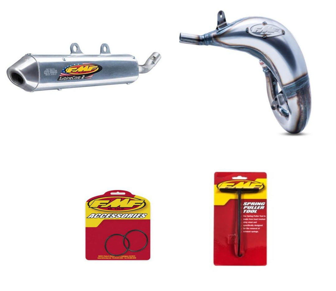 Fatty Exhaust Pipe Turbinecore 2 Silencer & O-Ring Kit for KTM 125 SX 2012-2014