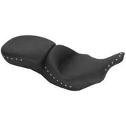 Mustang Super Touring One Piece Seat Black With Chrome Studs 76970