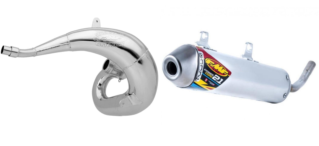 Gnarly Exhaust Pipe & Aluminum Powercore 2.1 Silencer for KTM 300 XC 2011-2016