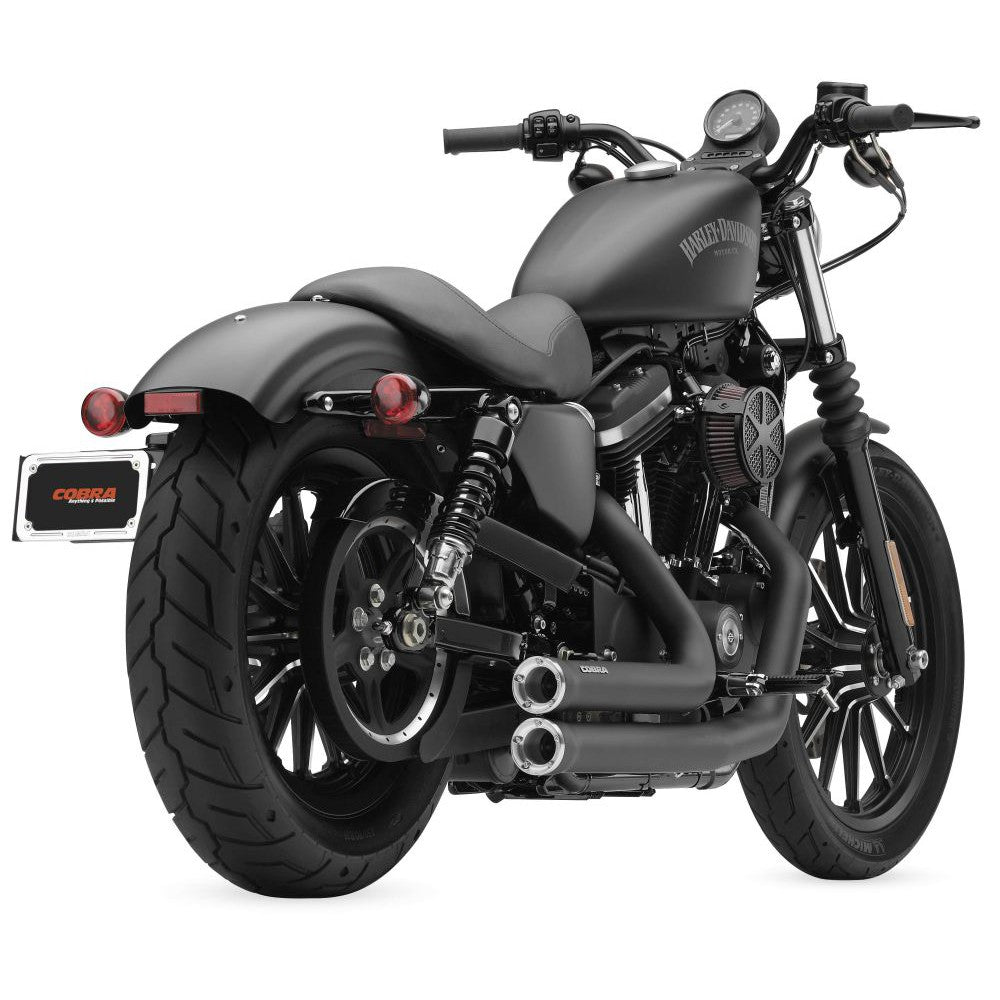 Cobra Speedster Exhaust Short RPT Black - 6785B