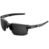100% Speedcoupe Sunglasses Black with Grey PeakPolar Lens - 61031-001-47