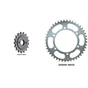Front and Rear Steel Sprocket Kit for OFFROAD KAWASAKI KL250 KLR 1985-2005