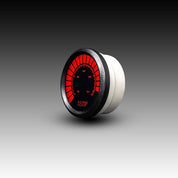Intellitronix Water Temperature LED Analog Bargraph Gauge in Black Bezel - Red