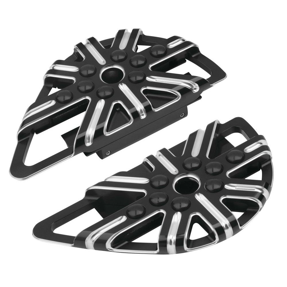 Arlen Ness Black 10-Gauge Driver Floorboards P-3000