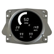 Intellitronix White OEM Replacement Digital LED Gauge Panel For Ford Bronco 1966-1977