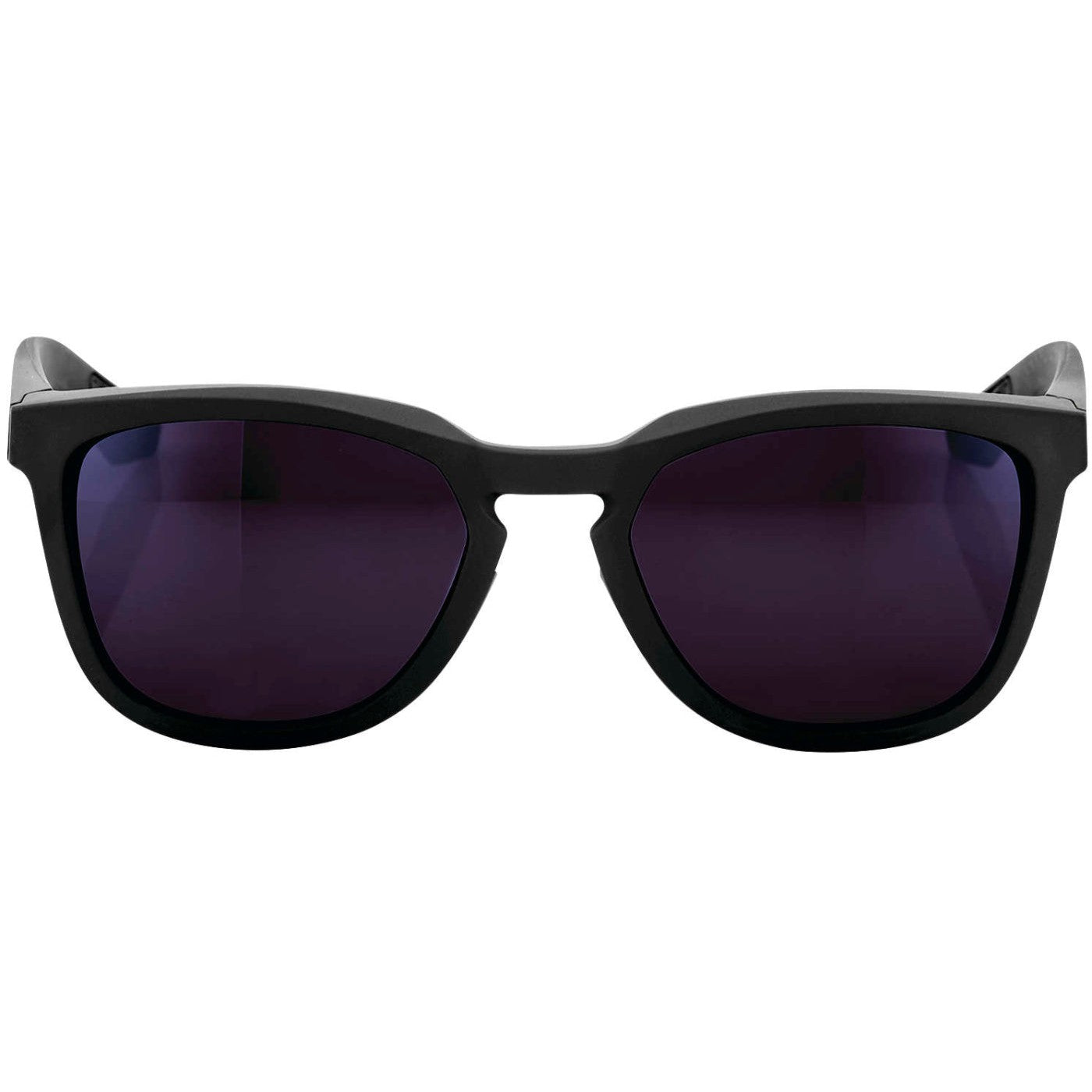 100% Hudson Sunglasses Soft Tact Midnight Mauve with Purple Lens - 61028-053-78