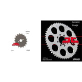 JT SPROCKETS Front and Rear Steel Sprocket Kit for OffRoad SUZUKI RM50 1978-1980