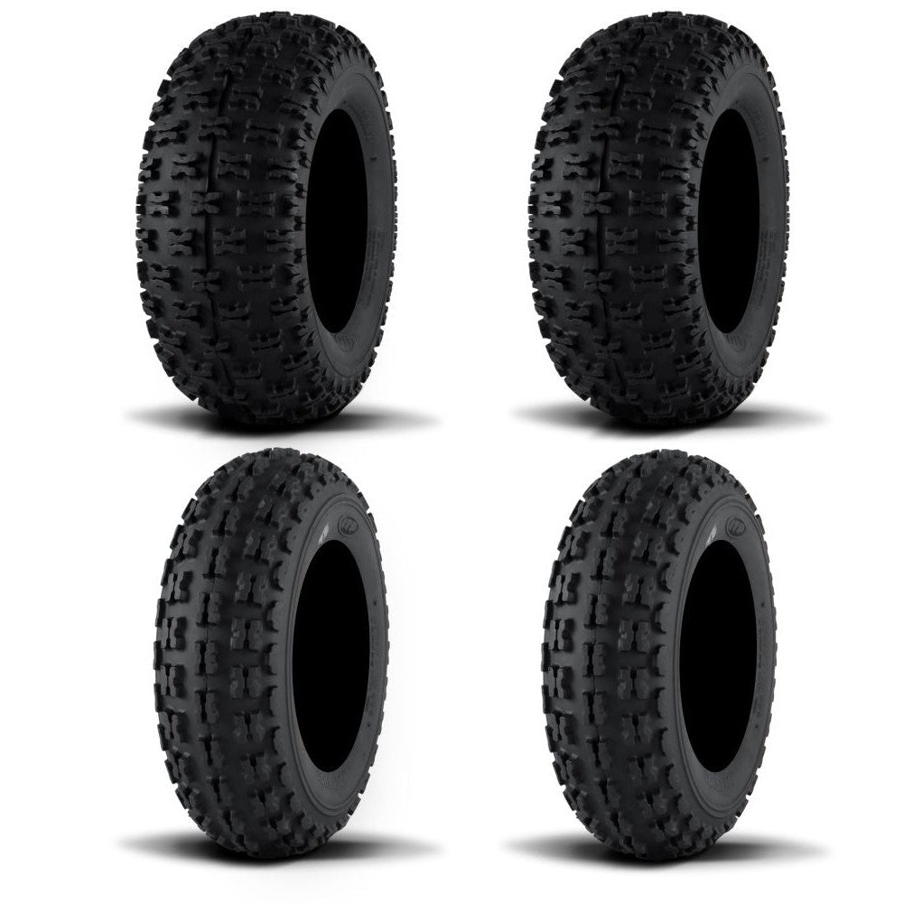 ITP Two Each Holeshot ATR Tires Front [25x8-12] And Holeshot ATR Tires Rear [25x10-12]