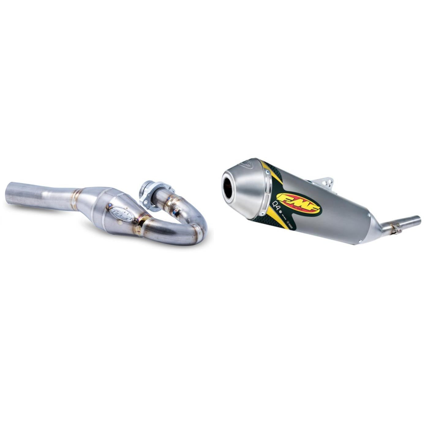 SS Megabomb Header & SS Q4 Spark Arrestor Muffler for YAMAHA WR250R 20 ...