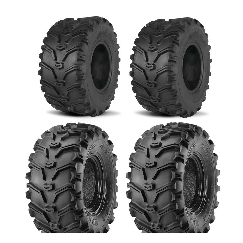 Kenda Set of Two K299 Bear Claw Tires (6 Ply) [27x9-12] And Two (6 Ply) [27x10-12] Tires