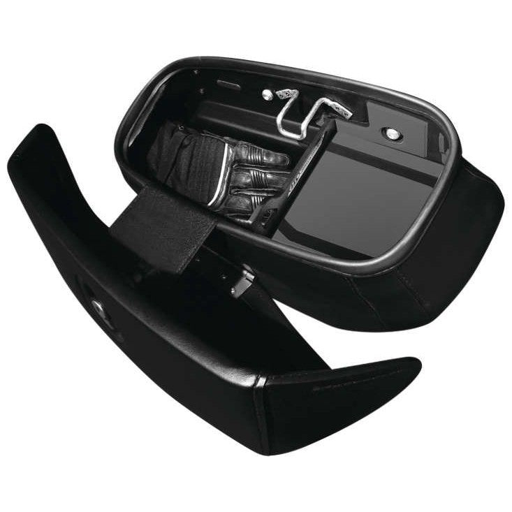 Hardstreet Ryt-There Saddlebag Shelf Set For Harley-Davidson FLH, FLT 2005-2013 Charcoal