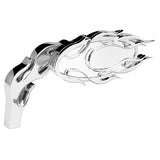 Arlen Ness Micro Chrome Flamed Right Side Mirror Harley or Metric EACH New