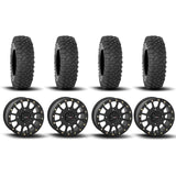 Llantas System 3 SB-5 Beadlock de 15" en negro mate y neumáticos XC450 [30x10R-15]