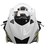 New Rage Cycles Mirror Block Off Plate Black - R6-MBO