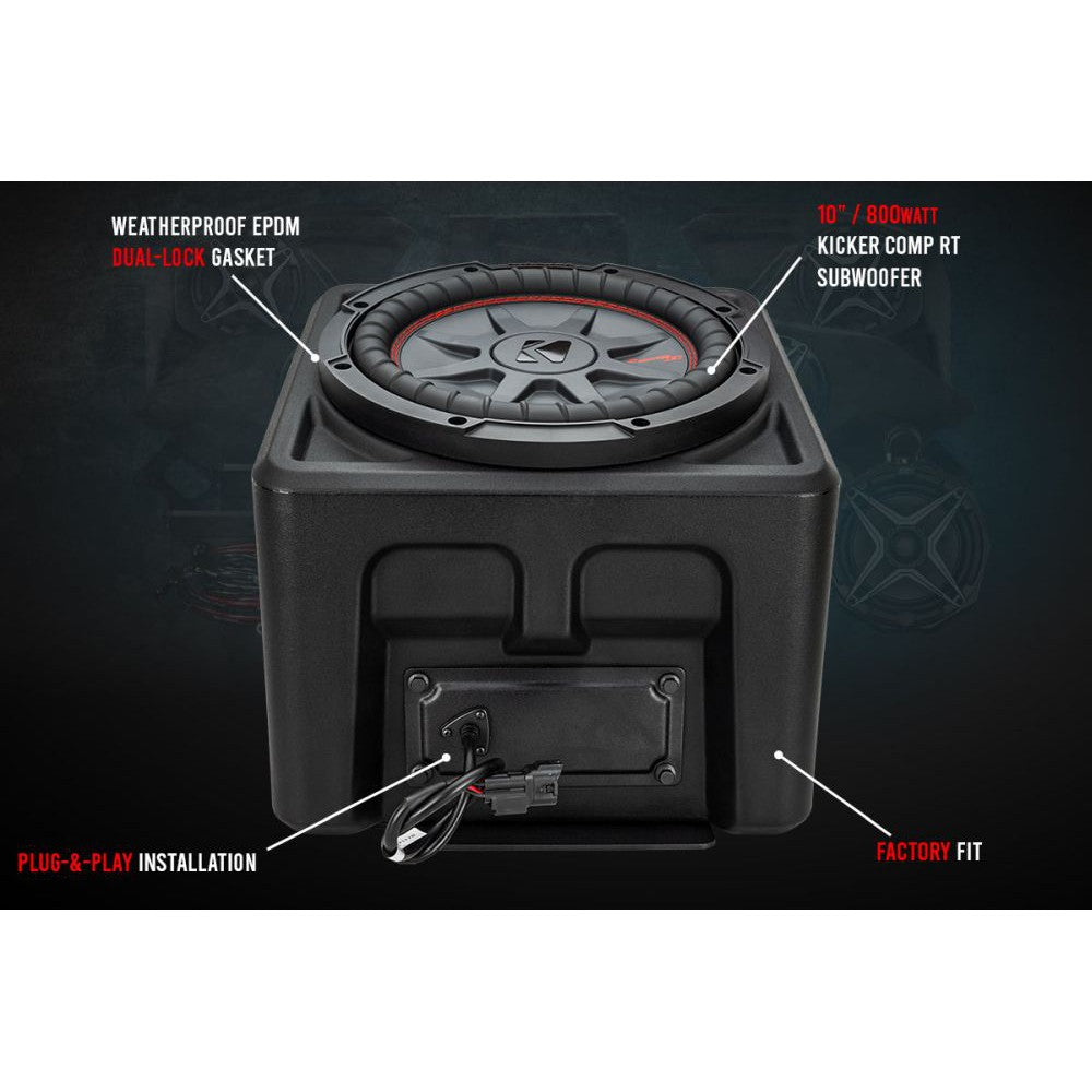 SSV Works 5 Speaker Audio System With Ride Command For Polaris Ranger XP 1000 2018-2022