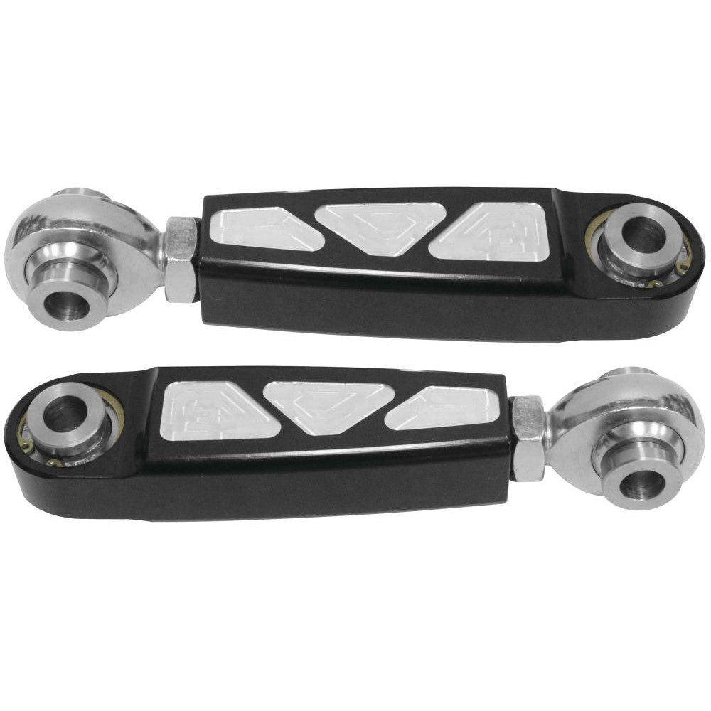 Modquad Adjustable Sway Bar Link Front Black RZR-SW-XPT-F-BLK