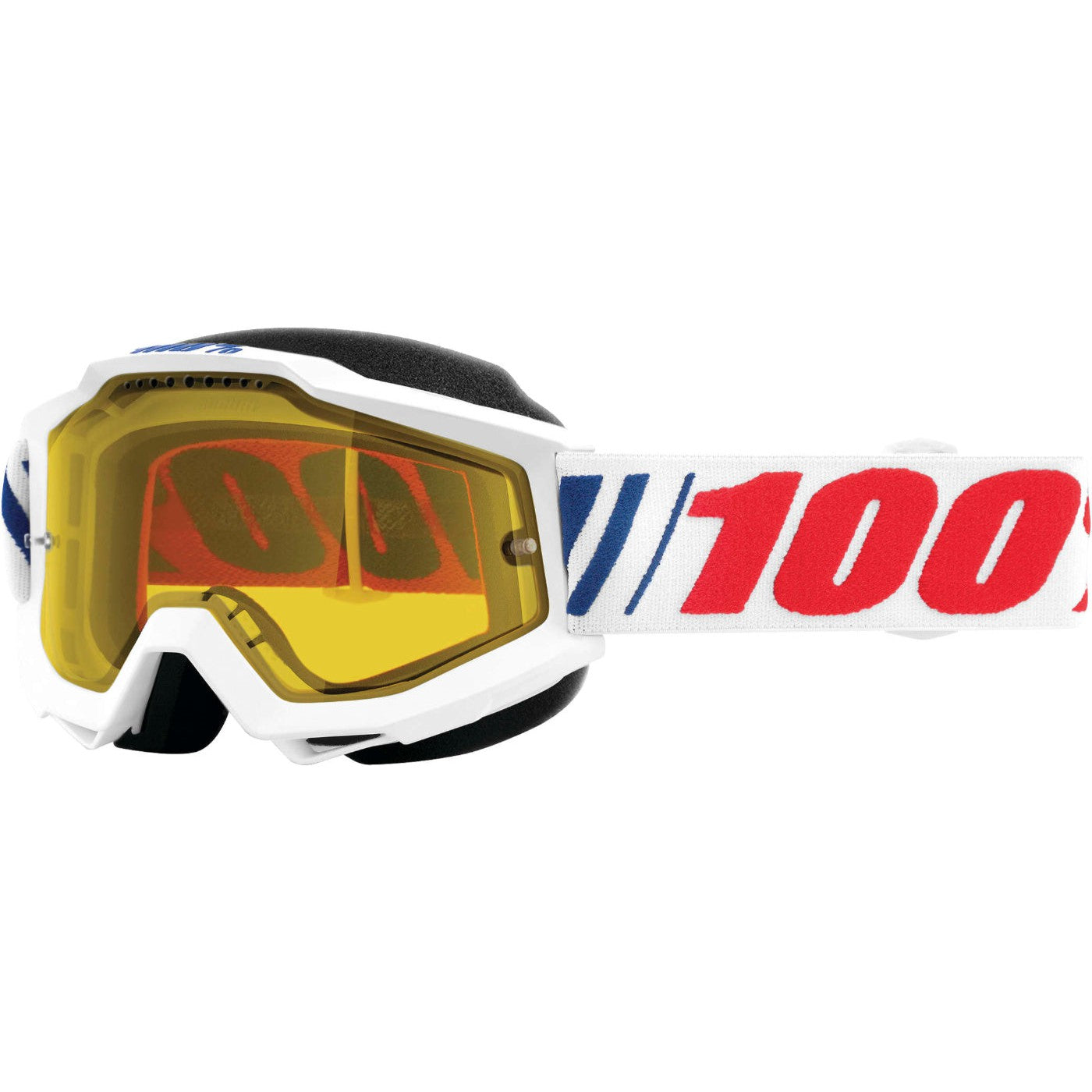 100% Gen1 Accuri Snow Goggles AFO66 With Yellow Lens - 50203-342-02