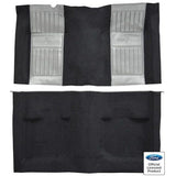 ACC Replacement Carpet Kit For 1971-1973 Ford Mustang Mach I with 2 Gray Running Pony Inserts Fastback - CHOOSE COLOR