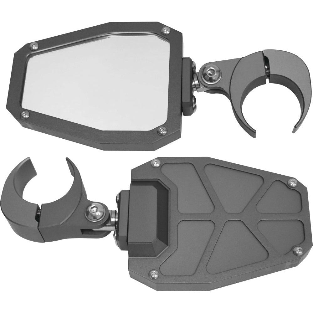 Modquad Bezel Side Mirror 1.75" Grey SIDE-1.75-GG
