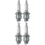 Set 4 NGK Standard Spark Plugs for Kawasaki MB1 1970-1969 Engine 50cc