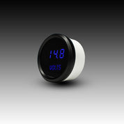 Intellitronix Voltmeter in Black Bezel - Blue