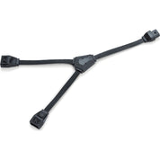 Kuryakyn Prism Lighting Cords and Connectors Y-Connects, Short Black