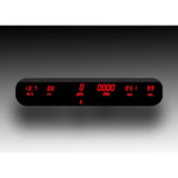 Intellitronix 6 Gauge Digital Universal Panel DP10002 - Red