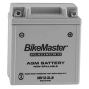 BikeMaster AGM 12V Platinum Battery For Yamaha XT125 1982-1983 Grey