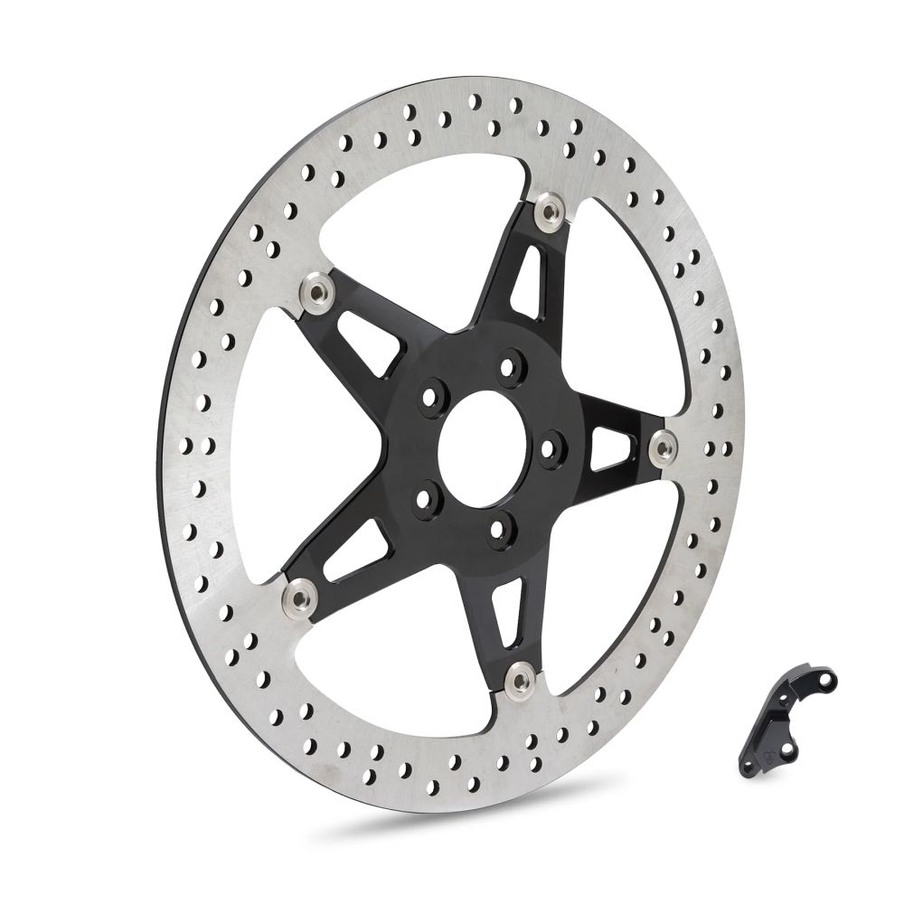 Arlen Ness Left Big Break 14in Polished Floating Rotor Kit 02-920