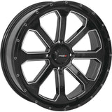 System 3 ST-4 Aluminum Gloss Black/Machined Wheel 20x6.5 4/137 4+2.5 (+10mm)