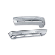 Kuryakyn Chrome Tri Line Accents Trim Side Tour Pack Pak Lights Harley Touring