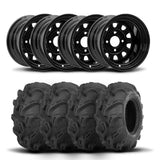 Rines ITP Delta Steel de 12" y neumáticos Mega Mayhem [27x11-12]