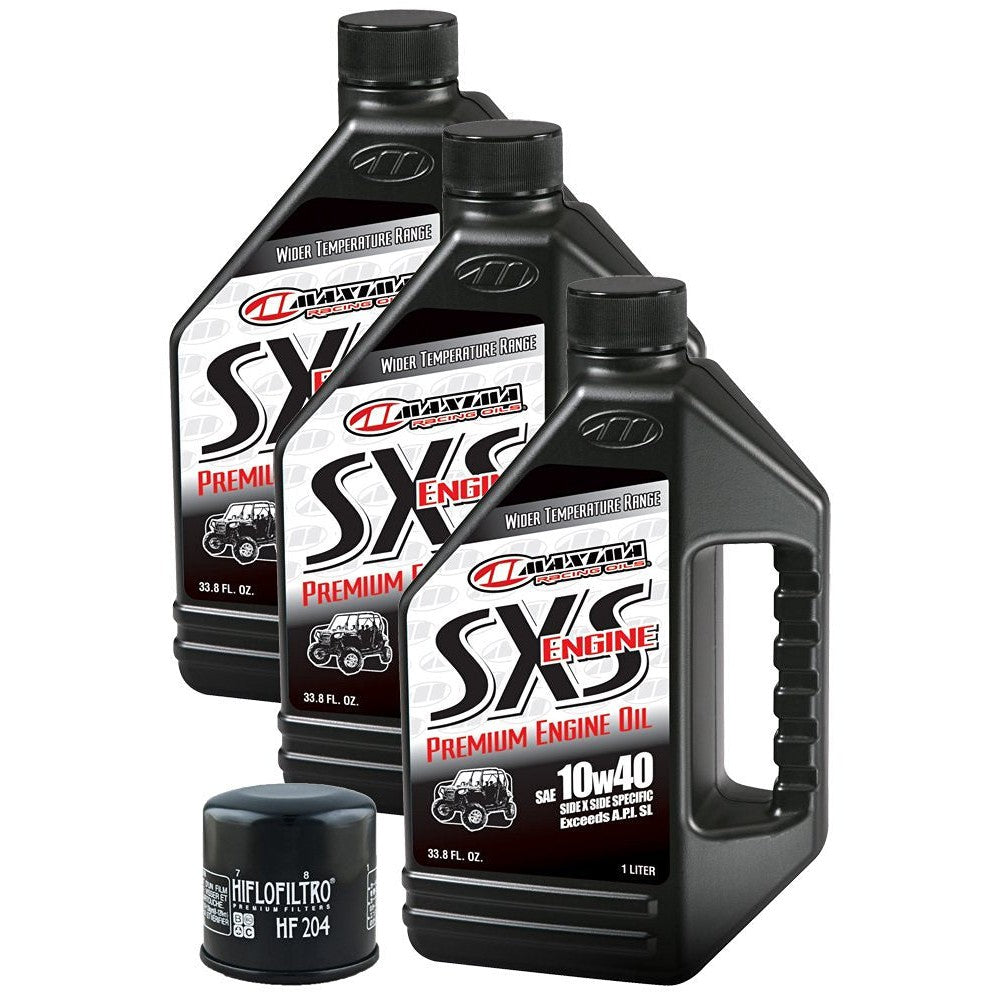 Premium Side x Side Engine Oil Change Kit for Kawasaki Teryx 4x4/750, 3 L HF204
