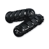 KURYAKYN GLOSS BLACK KINETIC HANDLEBAR GRIPS 2015-2017 INDIAN SCOUT MODELS 6368