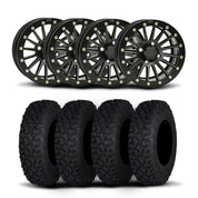 ITP SD Single 15" Matte Black Wheels And Coyote Tires [33x10R-15]