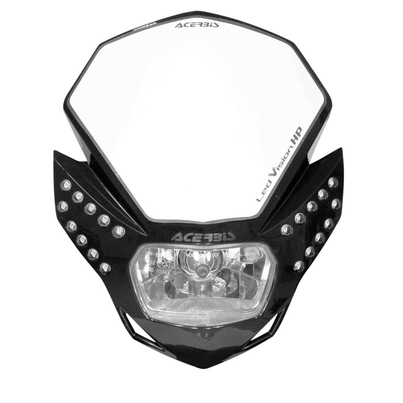 Acerbis Black LED Vision HP Headlight - 2144210001