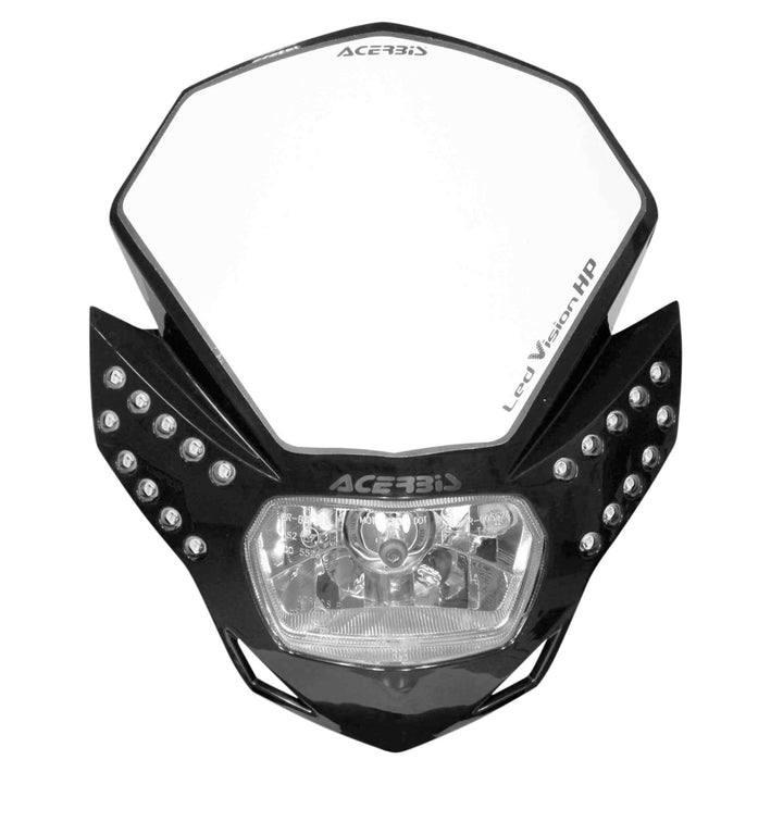 Acerbis Black LED Vision HP Headlight - 2144210001