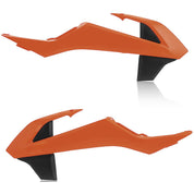 Acerbis 16 Orange Radiator Shrouds for KTM - 2449705226